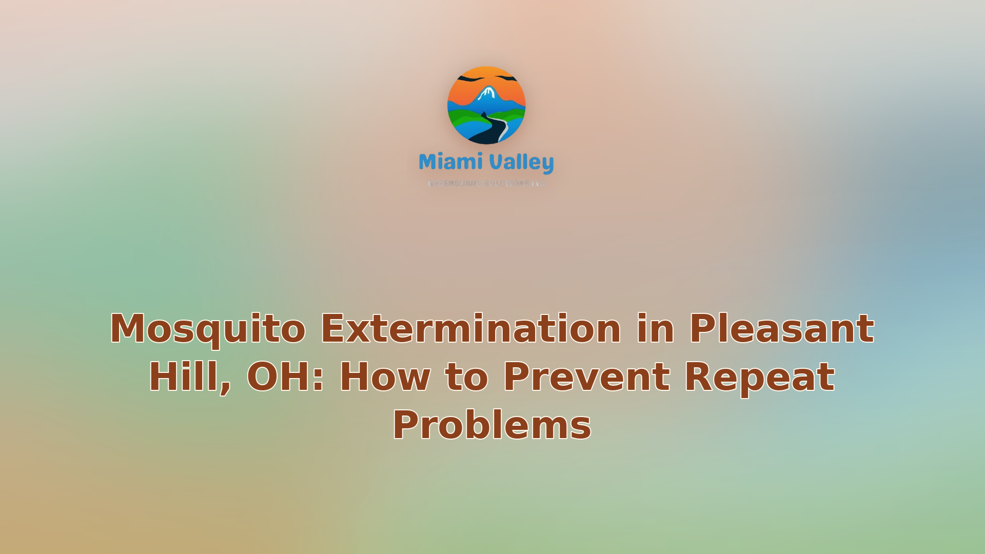 073 mosquito extermination in pleasant hill oh how to prevent repeat problems