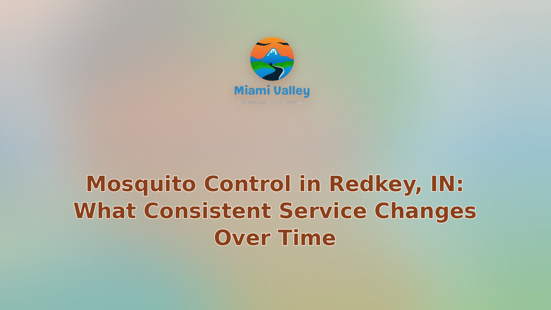 124 mosquito control in redkey in what consistent service changes over time
